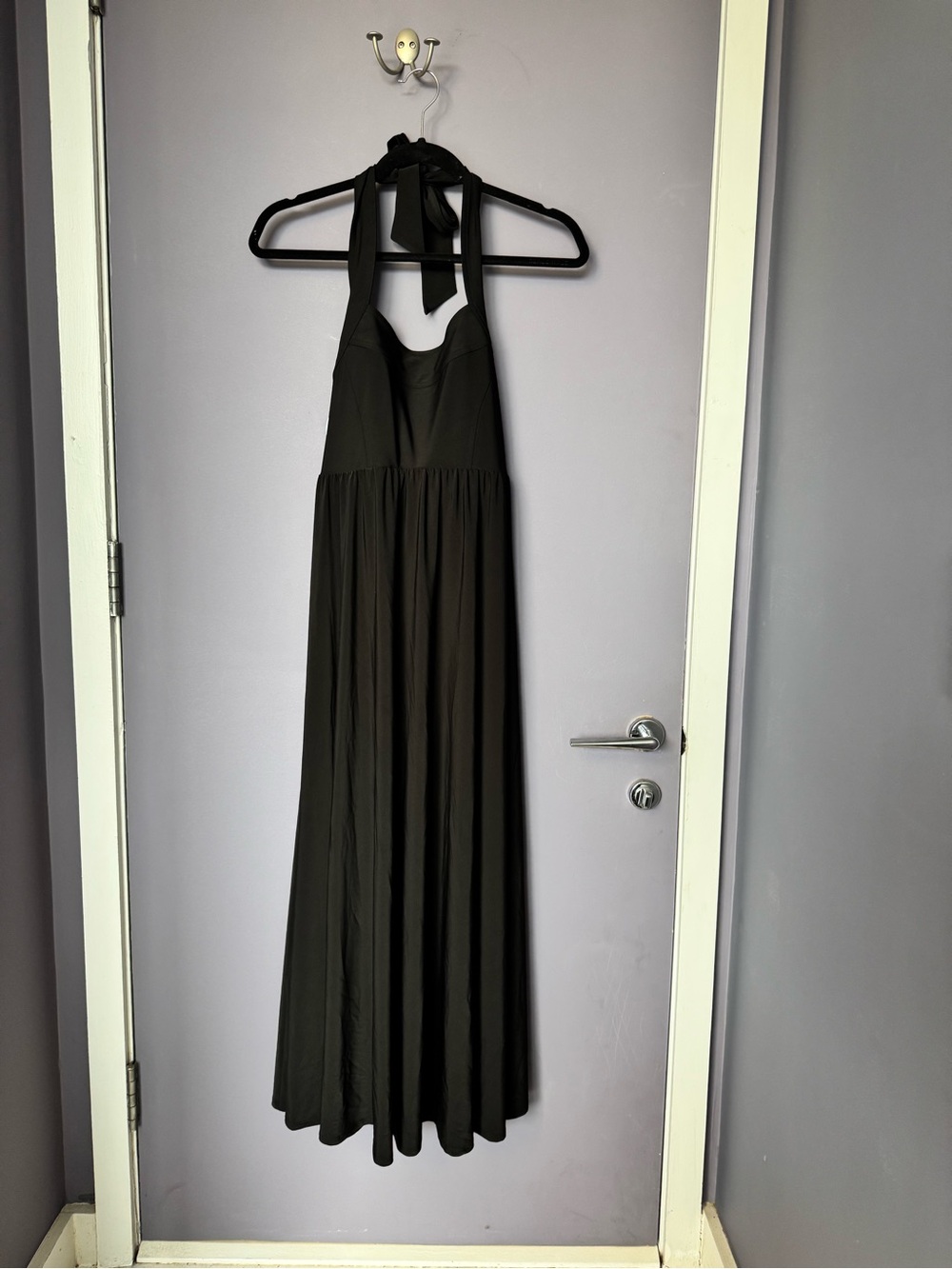Hill House Black Halter Midi Dress